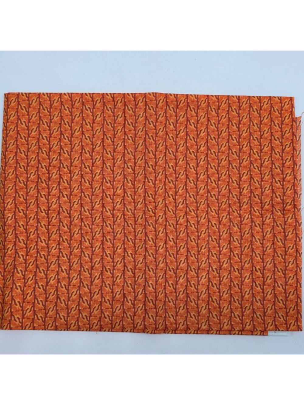 Quilting Fabric Orange Geometric Fall Autumn Kaleidoscope Fat Quarter - Picture 3 of 5